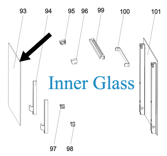 Baumatic Classique Homeking Oven Inner Glass