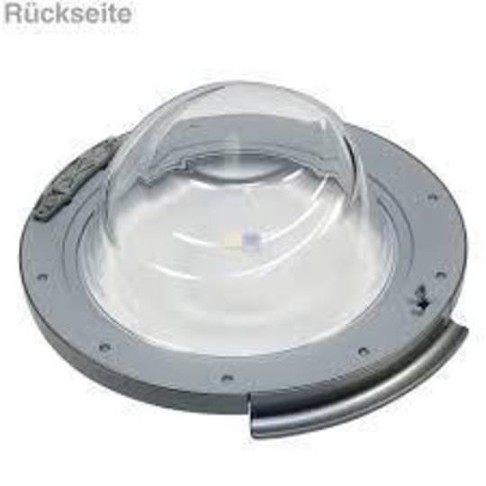 Siemens and Bosch Washing Machine F20 Window Complete With Hinge Silver/White (Extraklasse)