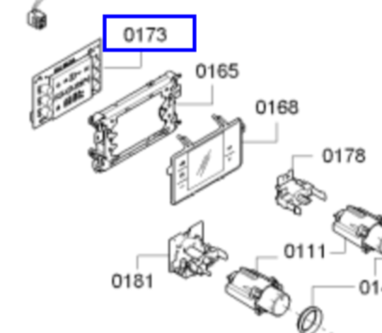 Bosch Oven Pcb Clock Timer Module Display