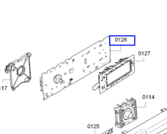 Bosch Washing Machine Pcb Display Control Moudle