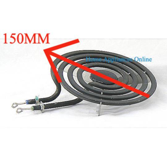 Westinghouse Simpson Parmco Oven Cooktop Top Coil Element Small 3U 4U 150mm