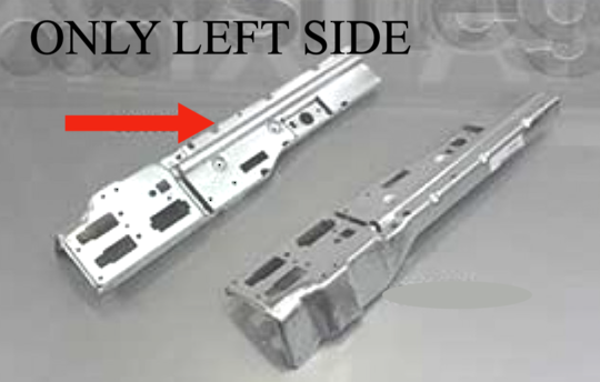 Smeg Oven Door Hinge Front Left Side