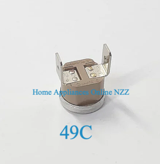 Simpson Westinghouse Electrolux Dryer Cut Out Thermostat, 49 Degree
