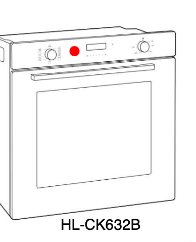 Panasonic Oven Control panel Glass HL-CK632B HL-CK632BJPQ