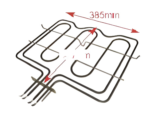 Delonghi Fisher Paykel Elba Oven Upper Grill Element 574159