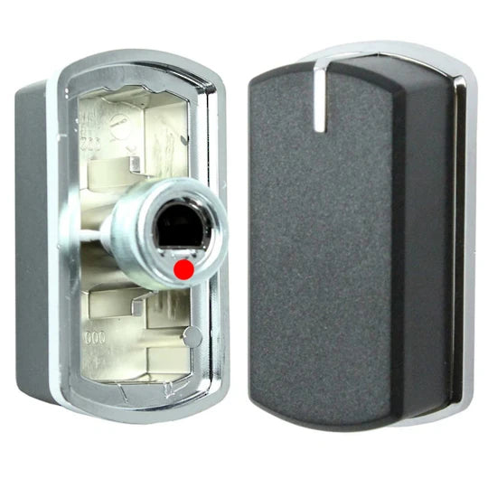 Belling Oven Black and Silver Knob D shape Down