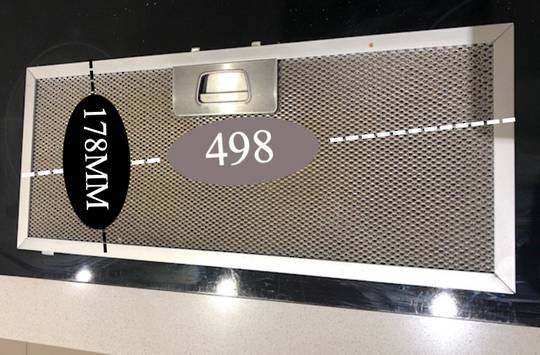 Robinhood Rangehood Aluminium Filter for 70CM Wide Powerpack Rangehood RPB3CL9SS/WH ***0002