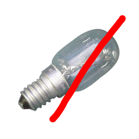 Westinghouse Sharp Fridge Lamp WRM2400WD WIM1200WC WRM1300WC