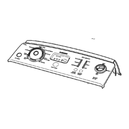 Simpson Westinghouse Washing Machine Control Panel 36S550N 91304105100