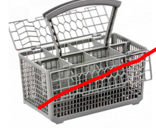 Delonghi Omega Whirlpool Homeking Basket 227MM 128MM x with Handle 215MM Tall