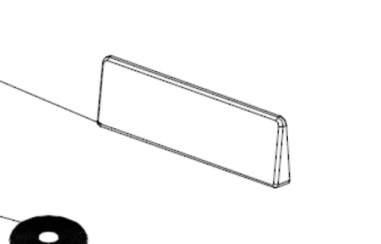 Everdure Omega Bellini Oven Splash Panel Decoretive