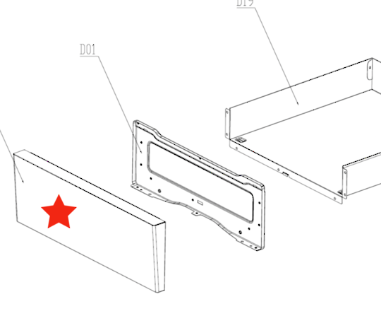 Everdure Omega Oven Kick Panel Or Draw