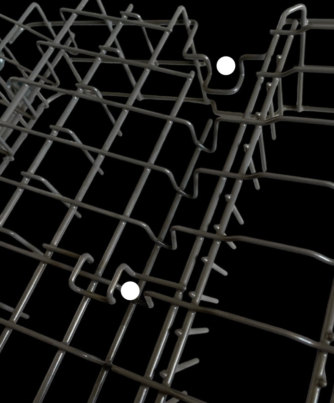 Omega Tuscany Baumatic Nouveau Dishwasher Upper Basket Rack TD60-12P.1