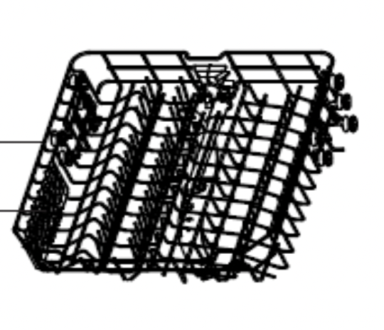 Robinhood Inalto Dishwasher Upper Basket RHDW4345W RHDW4345X