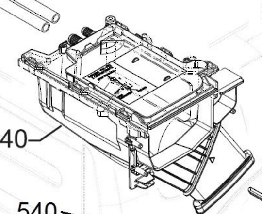 Westinghouse Simpson Washing Machine Housing Dispenser Detergent