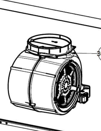 Smeg Rangehood Kit Fan Motor Group 8