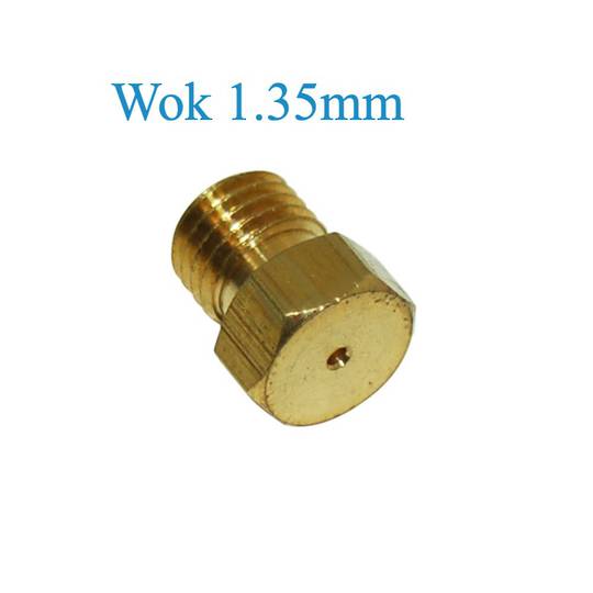 Cooktop Oven Gas Nozzle Jet Ng Semi Rapid 1.35, Or Extra Large for Lpg Wok Burner Asian Cook