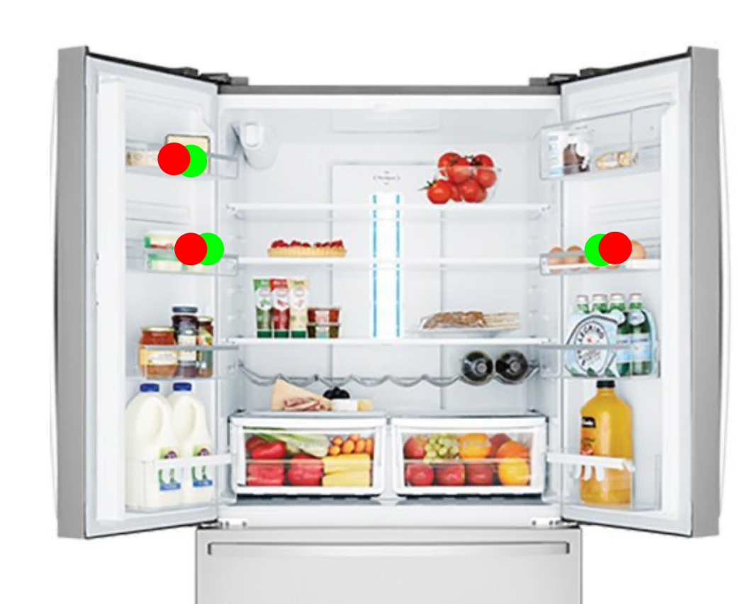 Electrolux Westinghouse Bin Door Flex Sliding Type WHE6060SA-D 925060255, WHE6000SA-D 925060254, WHE5260SA-D 925060031