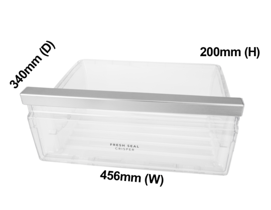 Electrolux Westinghouse Fridge Drawer Bin Right Side