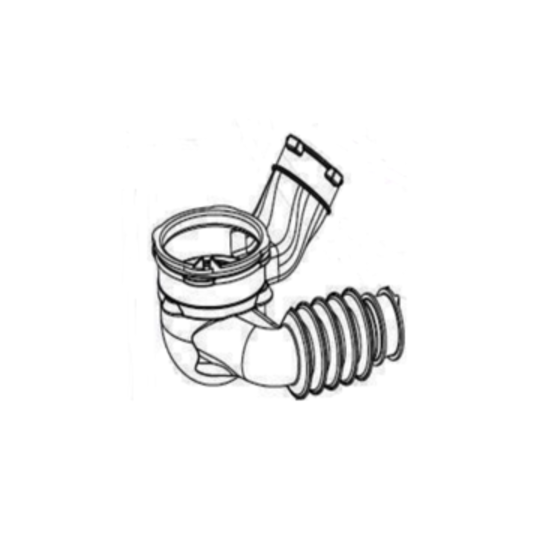 Electrolux Washin Machine Sub Hose Internal Hose EWW12753, EWF12753, EWF14742