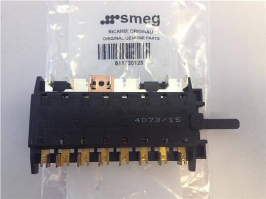 Smeg Oven Selector Switch Multu Function Switch SA10XMF, SA370EB, SA380X, SA380X1, SA380X5 4073/15, **0125