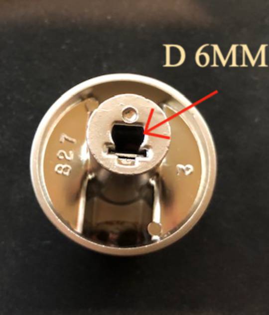Delonghi Oven Knob for Thermostat and Selector Switch and Light D906GWF, D926GWF, D906GII, 827