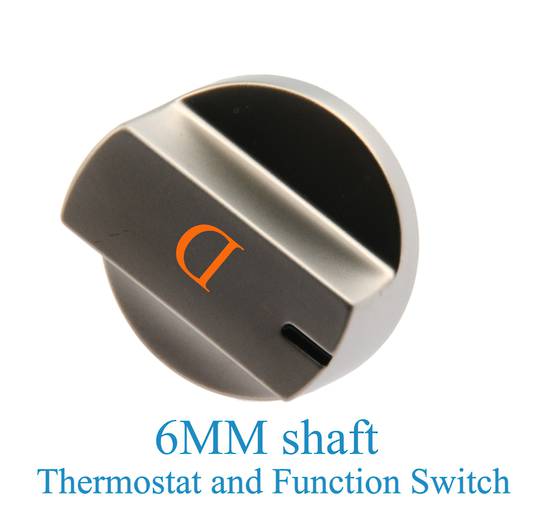 Delonghi Oven Knob for Thermostat and Selector Switch and Light D906GWF, D926GWF, D906GII, 827