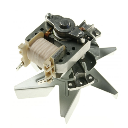 Robinhood Bellini Oven Cooking Fan Motor OBD605K65SS,