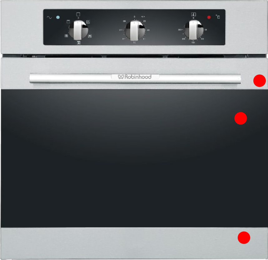 Robinhood Oven Outer Door Glass RHBO65MX RHBO610DX