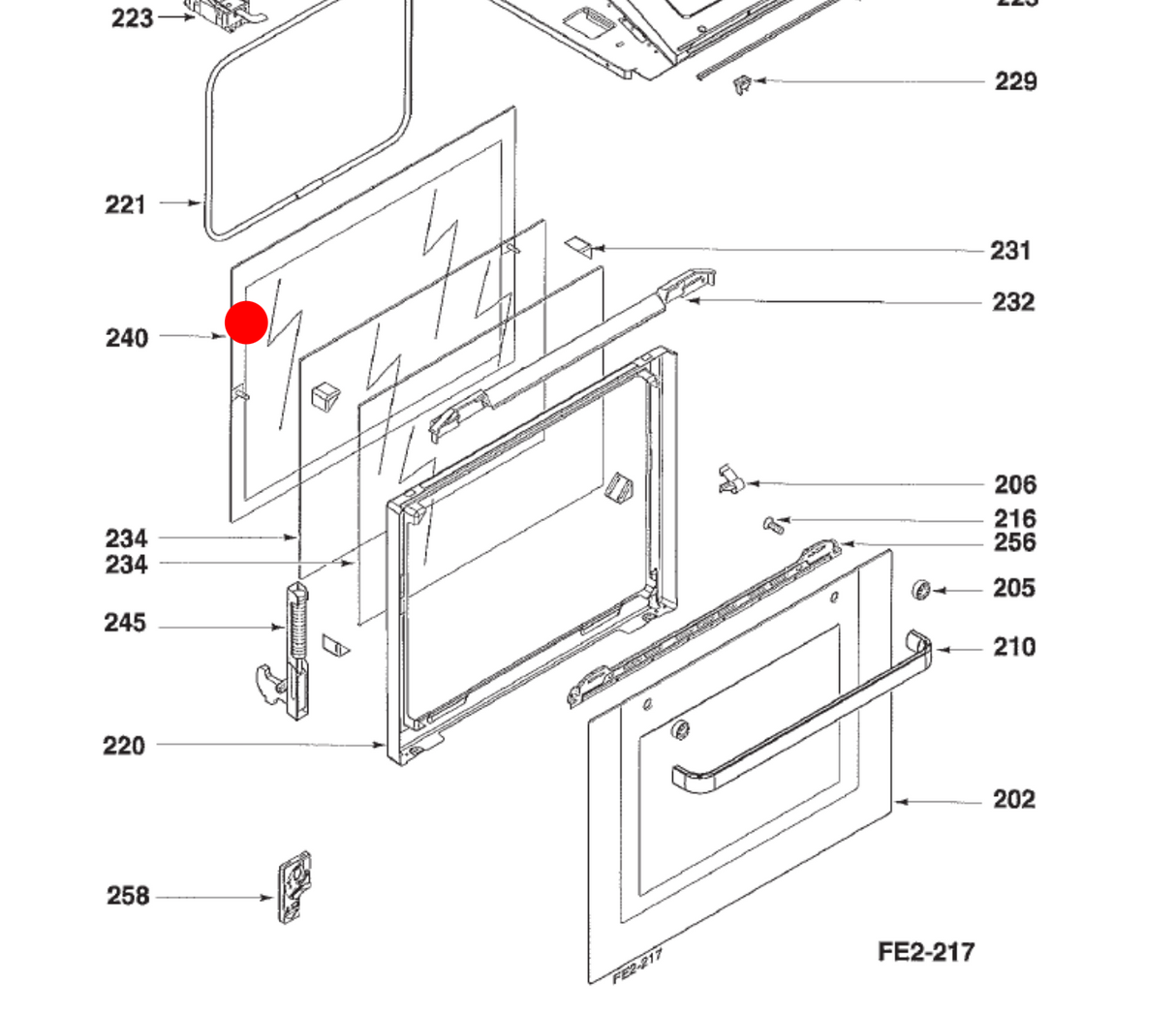 Asko Oven Inner Door Glass 106OP8651s OP8651s AU