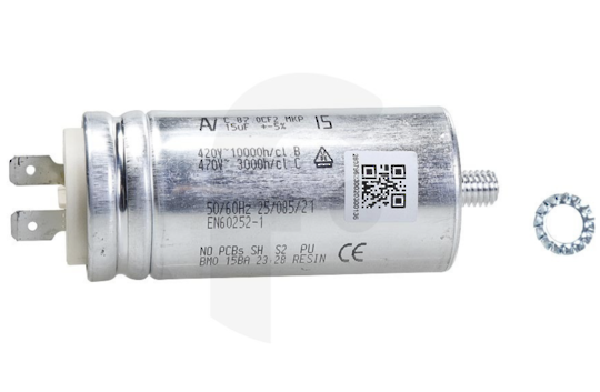 Beko Dryer Capacitors 15UF 15 Uf 420 Volt - 470 Volt 280796230020290136