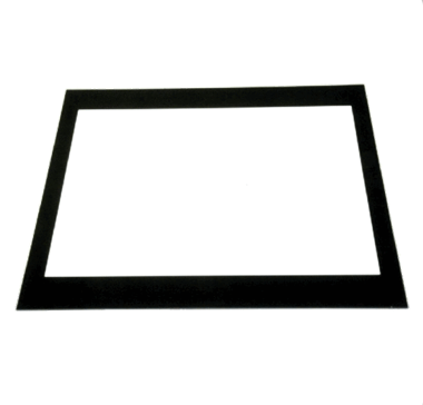 Beko Oven DOOR INNER GLASS Black Frame 773718432 7785988682 BFC63IPB
