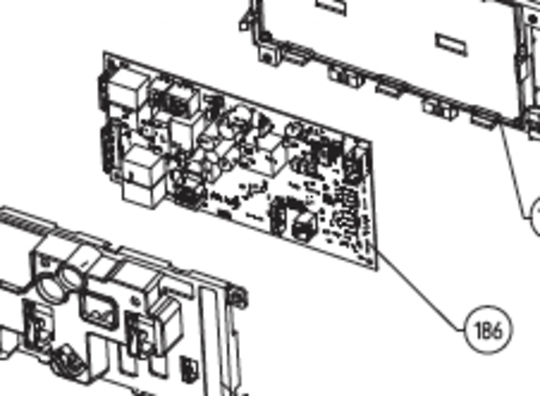 Smeg Dryer Main Pcb Controller SACD82 7187841330