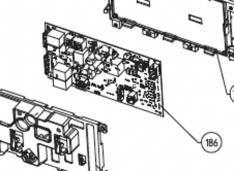 Smeg Dryer Main Pcb Controller SACD82 7187841330