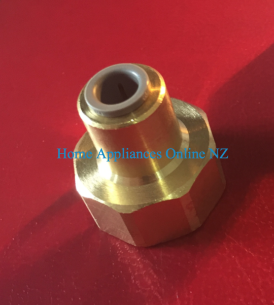 Fridge Water and Ice Maker Inlet Hose Adaptor Tap 1/4 Inch 1/2 BSP Brass