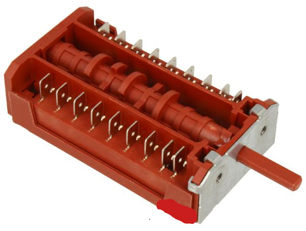 Euromaid Oven Selector Switch Larger Oven on Dual Ovens or Single Oven