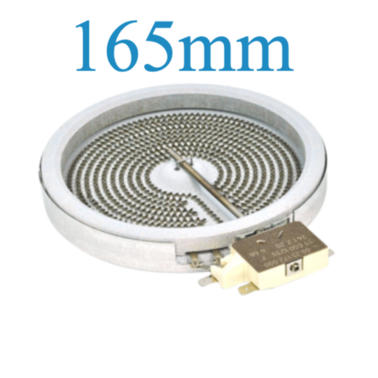 Fisher Paykel Elba Westinghouse Simpson Haier Ceramic Ceran Cooktop and Oven Element 165MM 1200 Watt