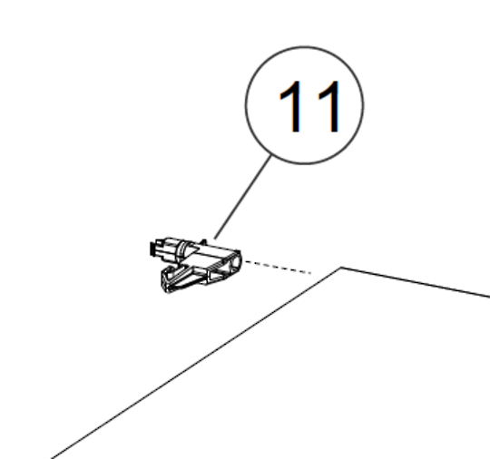 Fisher Paykel Washing Machine Insert Lid Hinge Left