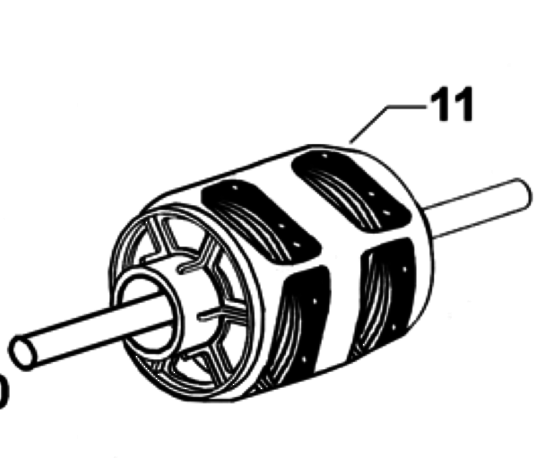 Fisher Paykel Elba Dryer Motor Split Phase