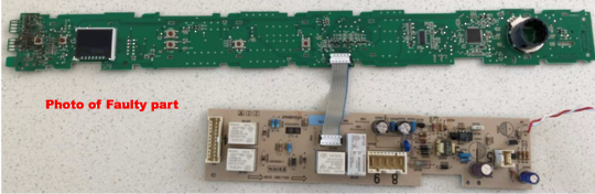 Asko Dryer Pcb Power Controller Board T754HP, TD70.1BHP, TD70.1, *6734