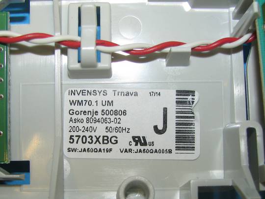 Asko Washing Machine W6444 Pcb Main Controller Board, *6856