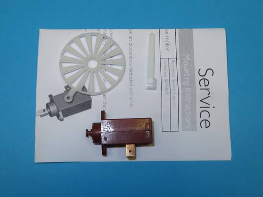 Asko Dishwasher Fan Unit Vax Motor D5437, D5257 , D3127, D3122