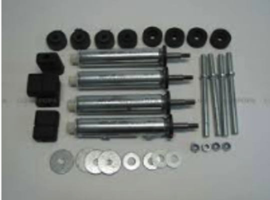 Asko Washing Machine Shock Absorber Suspension Rods Kit Set W6444, WM70