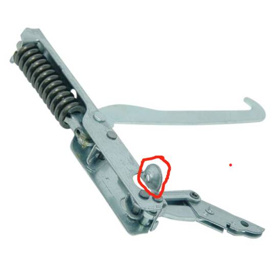 Whirlpool Oven Door Hinge ACG9001X, ACG900IX P O1G446 Front Screw