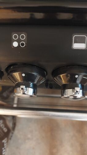 Oven Cooktop Control Panel Decal Sticker 4 Burner White print for Dark Appliance