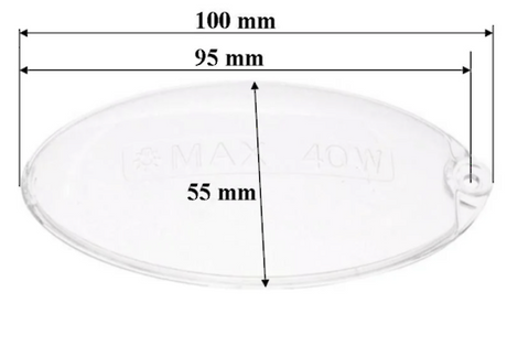 Electrolux & Blanco Rangehood Diffuser Lamp Cover