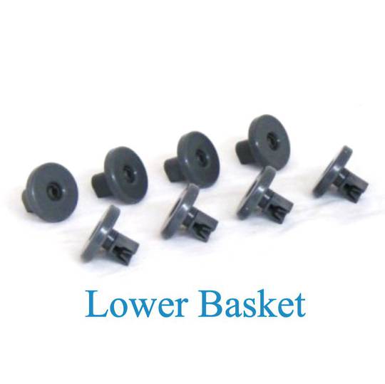 Simpson Westinghouse AEG Electrolux Dishwasher Lower Basket Wheels 8pk 50286965004
