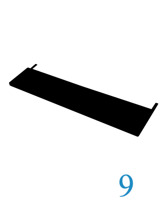 Fisher Paykel Dish Draw Kick Panel Black