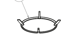 Fisher & Paykel Cooktop WOK Burner Stand Support CG905DX1 81444 80964