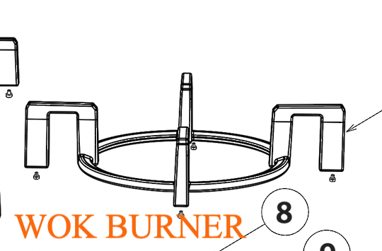 Fisher Paykel Cooktop Wok Trivet Cast Iron